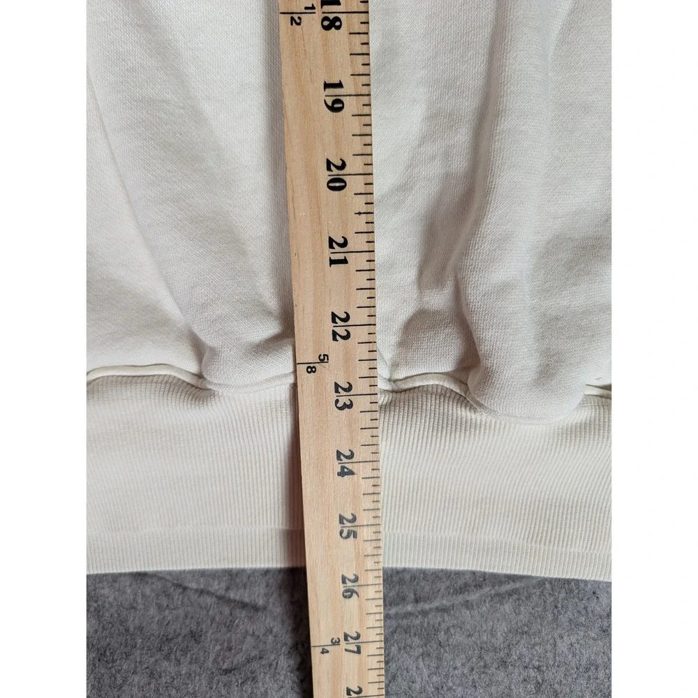 The‎ North Face Circular Design Hoodie Mens Cream Off White Pullover Sweatshirt